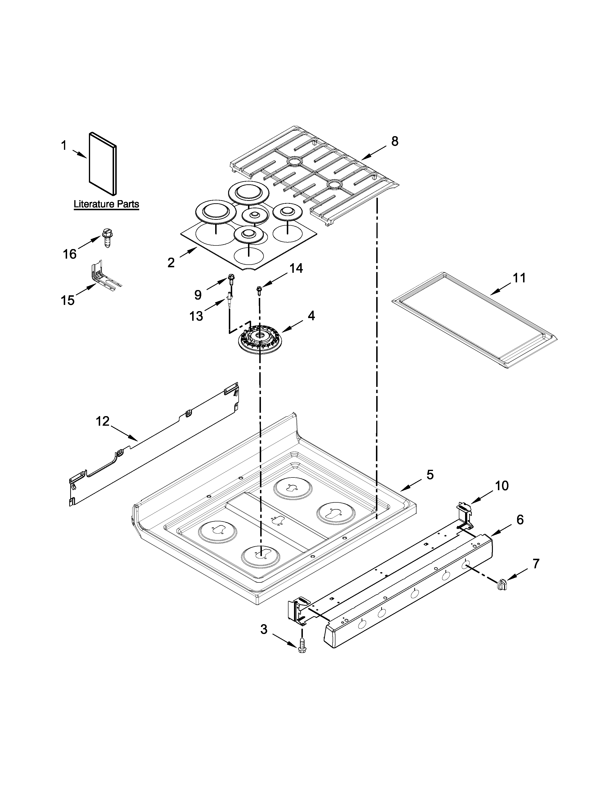 COOKTOP PARTS