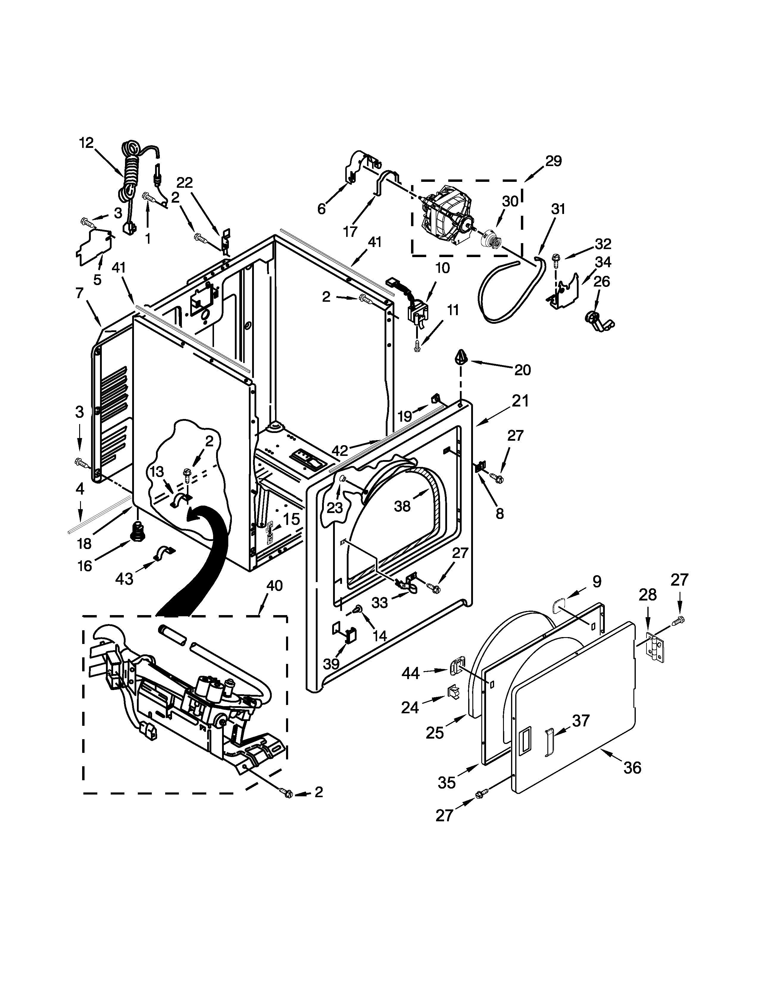 Cabinet parts