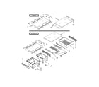 Maytag MRT711SMFZ00 shelf parts diagram