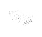 KitchenAid KBFN406ESS00 top grille and unit cover parts diagram