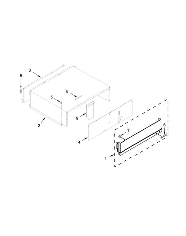Top grille and unit cover parts