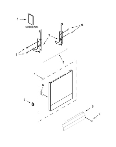 Door and panel parts