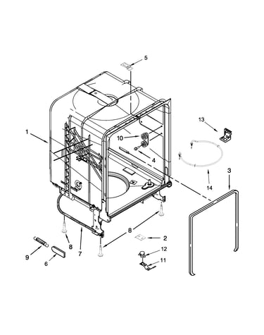 Tub and frame parts