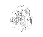 Ikea IUD8555DX3 tub, tank and frame parts diagram