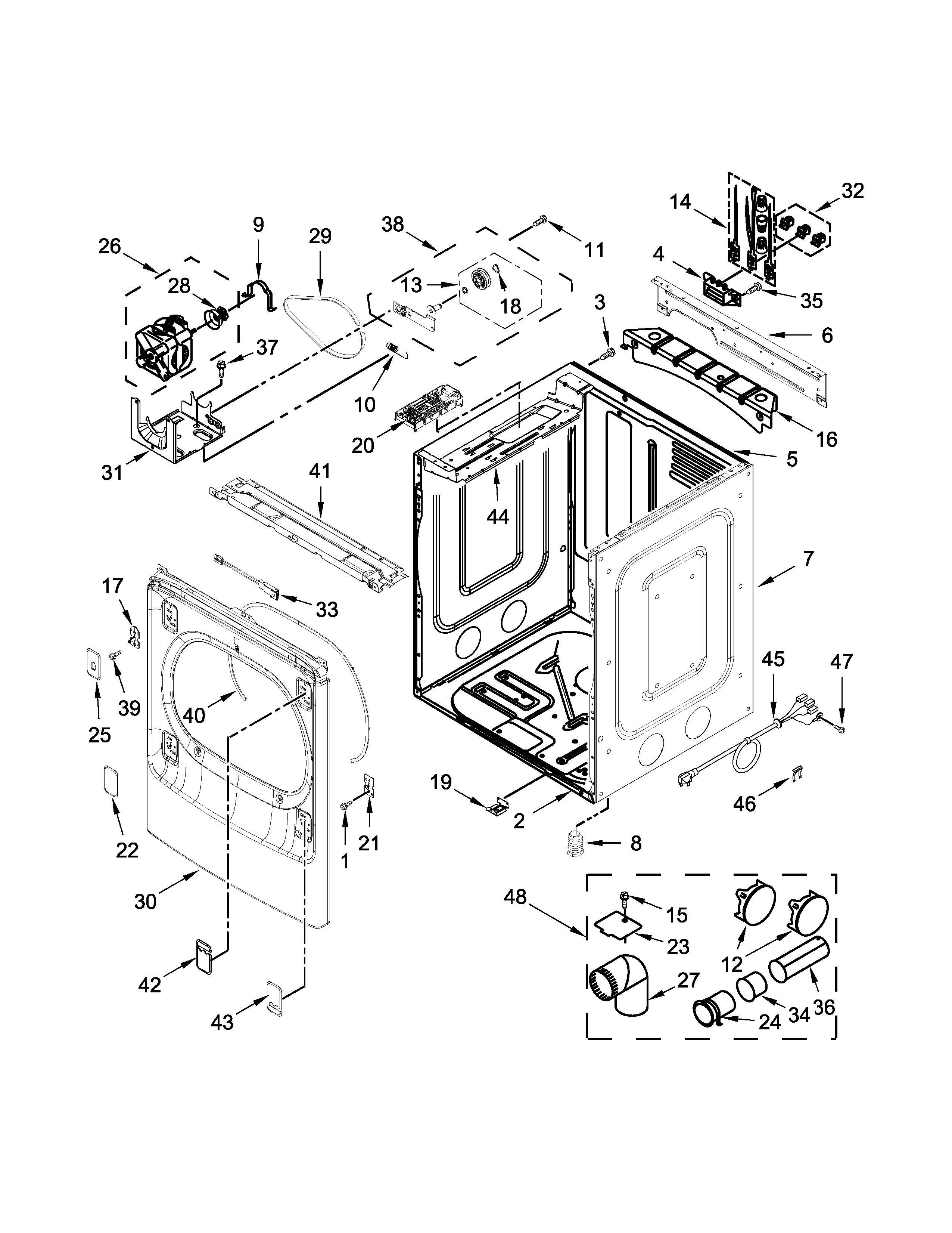 Cabinet parts