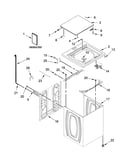 Top and cabinet parts