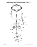 Gearcase, motor and pump parts