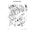 Maytag YMEDB835DW3 bulkhead parts diagram