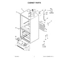 Maytag MBF1958FEH00 cabinet parts diagram