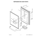 Maytag MBF1958FEZ00 refrigerator door parts diagram