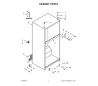 Amana ART308FFDW03 cabinet parts diagram
