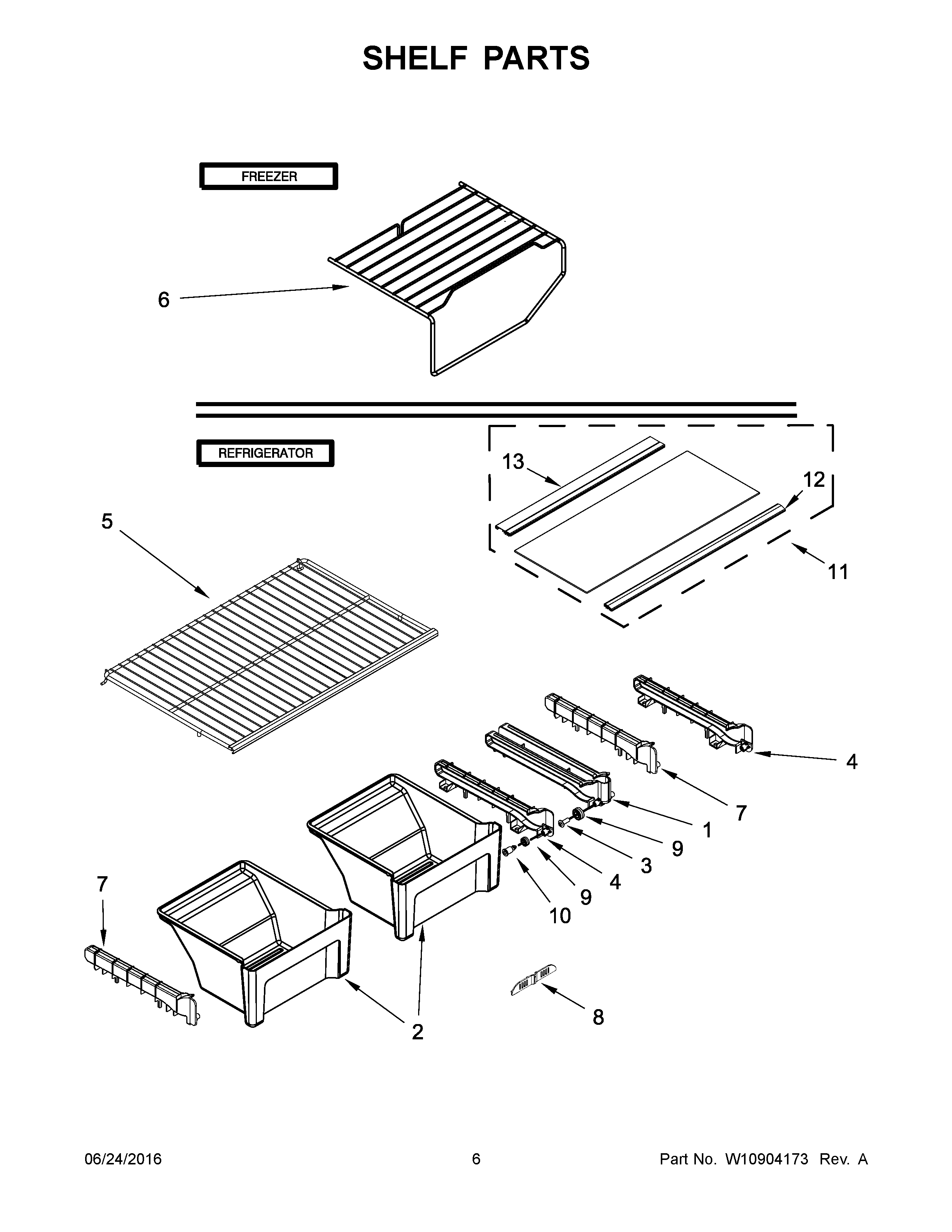 SHELF PARTS