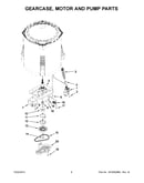 Gearcase, motor and pump parts
