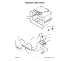 KitchenAid KRFF707EBS00 freezer liner parts diagram