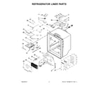 KitchenAid KRFF707EBS00 refrigerator liner parts diagram