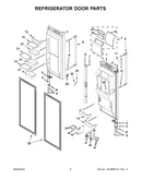 Refrigerator door parts