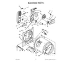 Whirlpool WGD4916FW1 bulkhead parts diagram