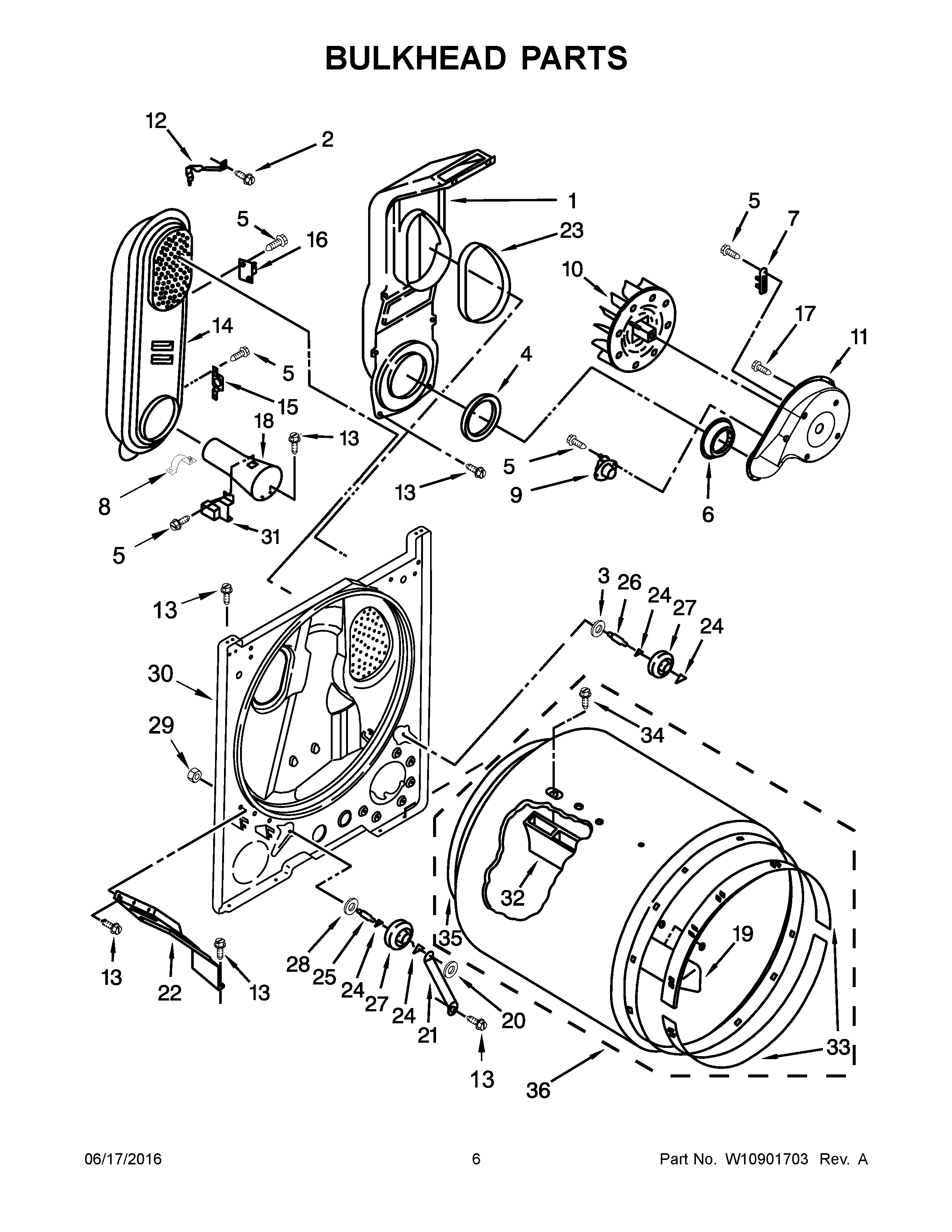 Bulkhead parts