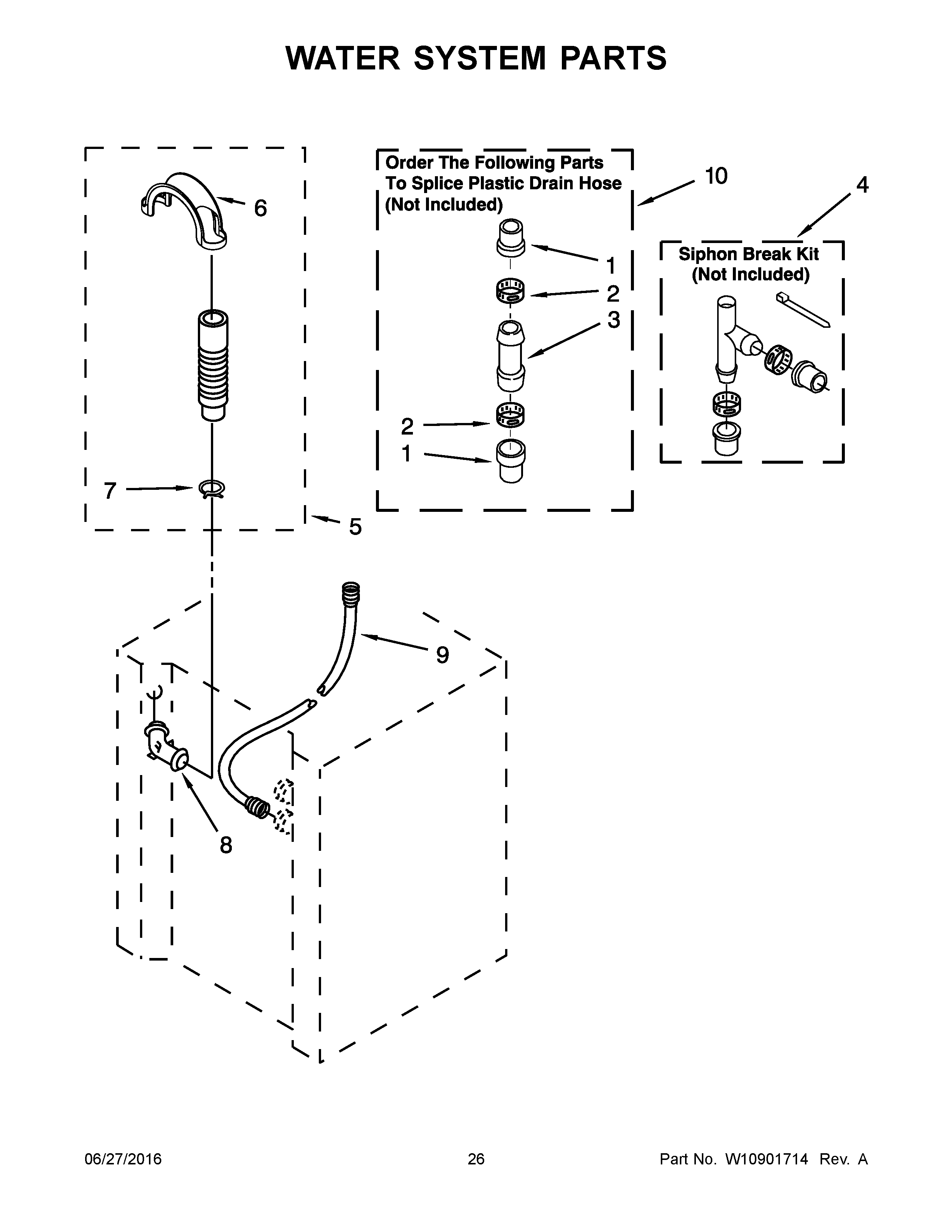 Water system parts