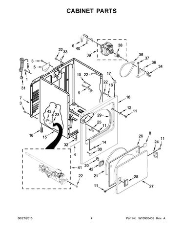 Cabinet parts