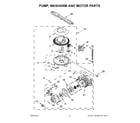 Maytag MDB8979SFZ0 pump, washarm and motor parts diagram