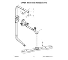 Maytag MDB8979SFZ0 upper wash and rinse parts diagram