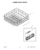 Lower rack parts
