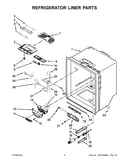 Refrigerator liner parts