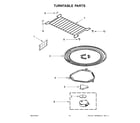Whirlpool WMH32519FWB0 turntable parts diagram