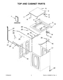 Top and cabinet parts