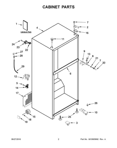 Cabinet parts