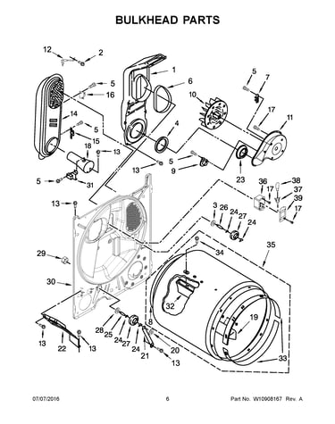 Bulkhead parts