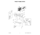 Maytag MFS180PAVS front frame parts diagram