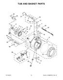 Tub and basket parts