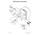 KitchenAid KRFC300EBS00 refrigerator liner parts diagram