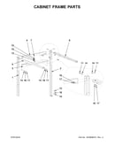 Cabinet frame parts