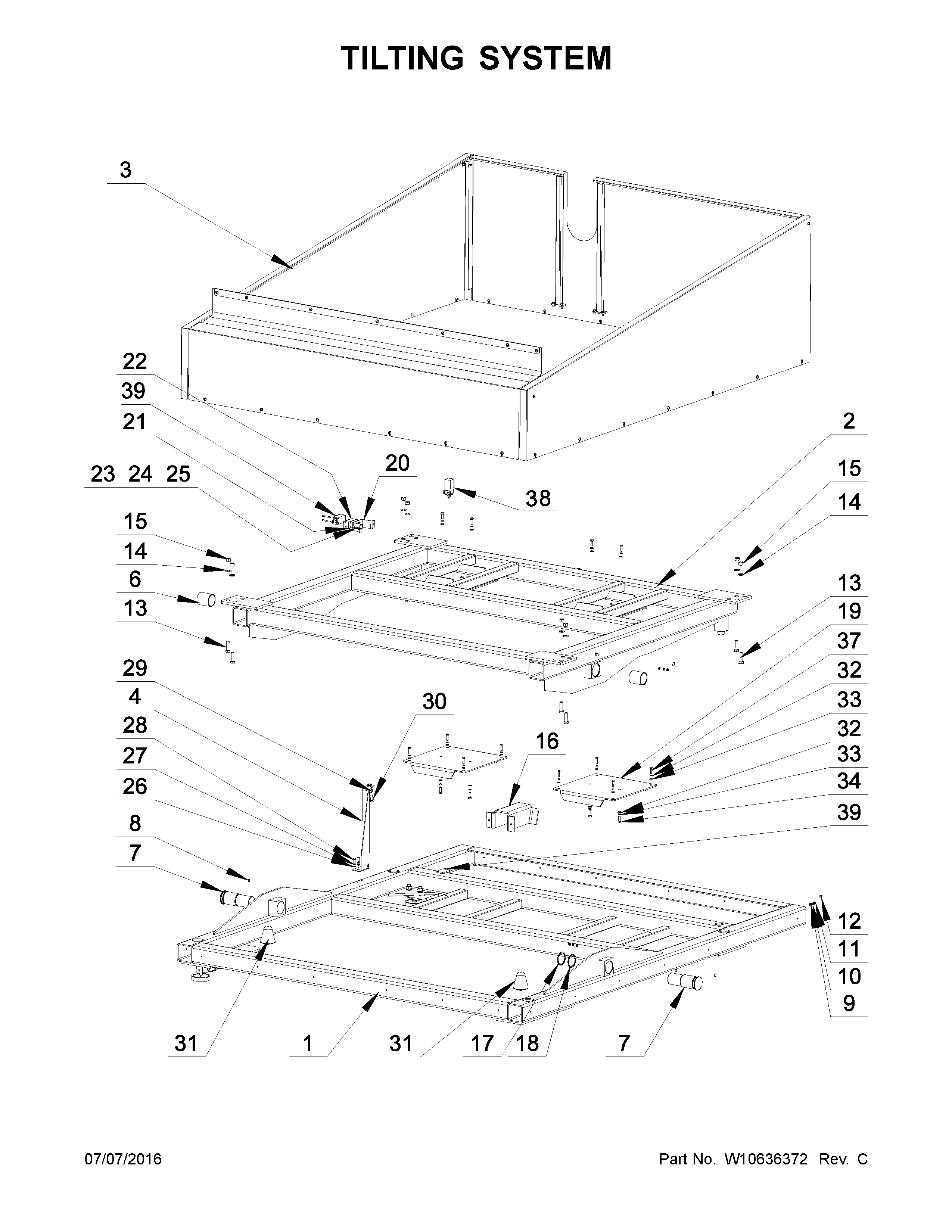 Tilting system