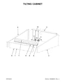 Tilting cabinet