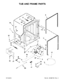 Tub and frame parts