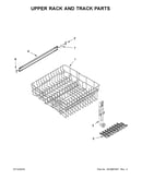 Upper rack and track parts