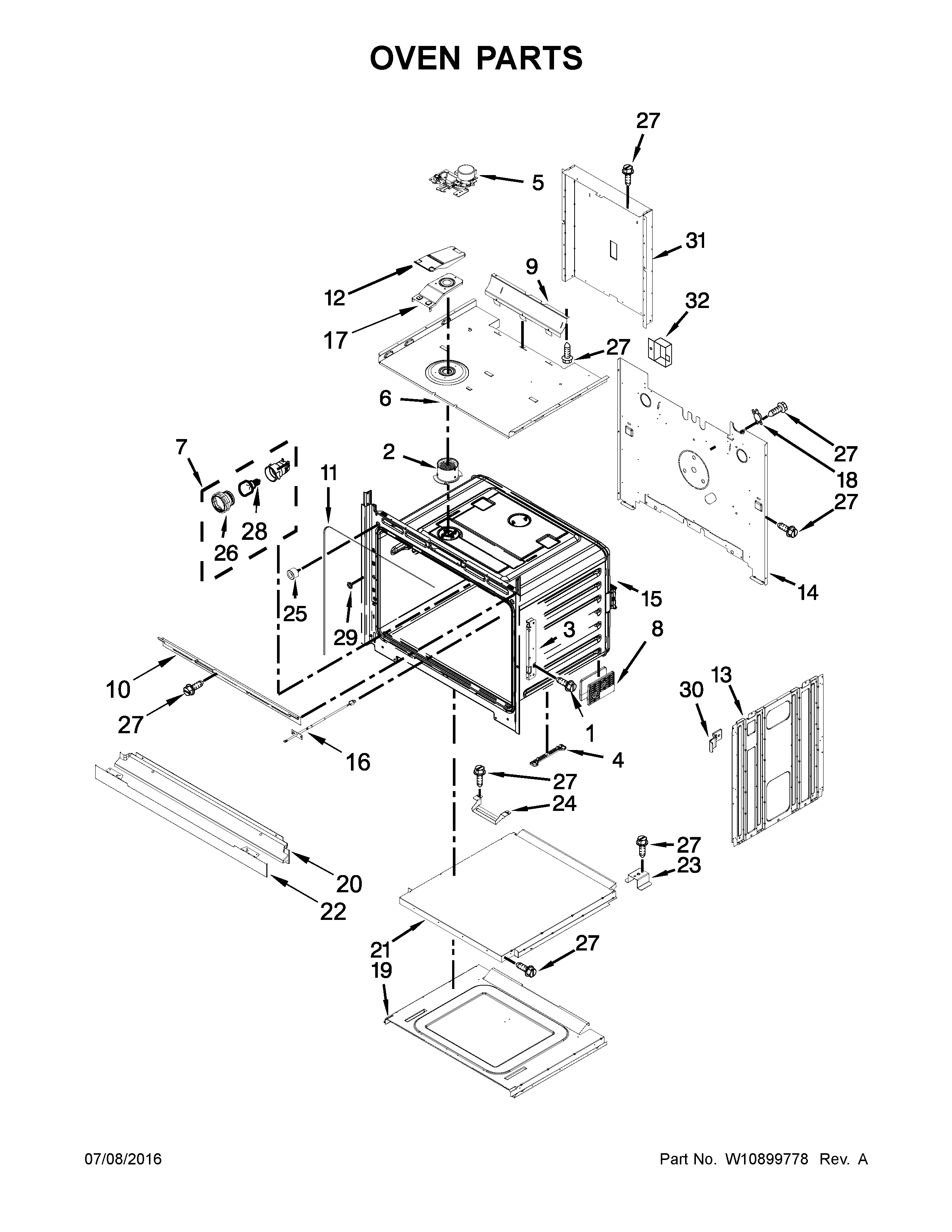 Oven parts