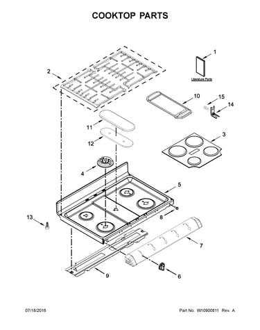 Cooktop parts