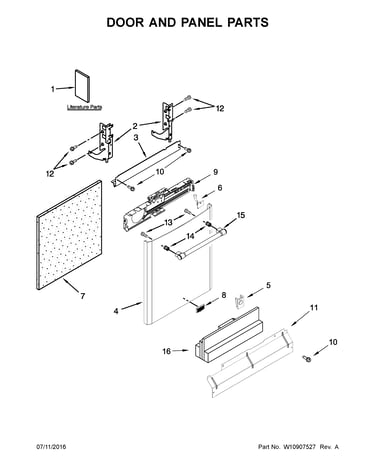 Door and panel parts