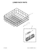 Lower rack parts