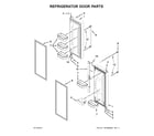 Maytag MFB2055FRZ00 refrigerator door parts diagram