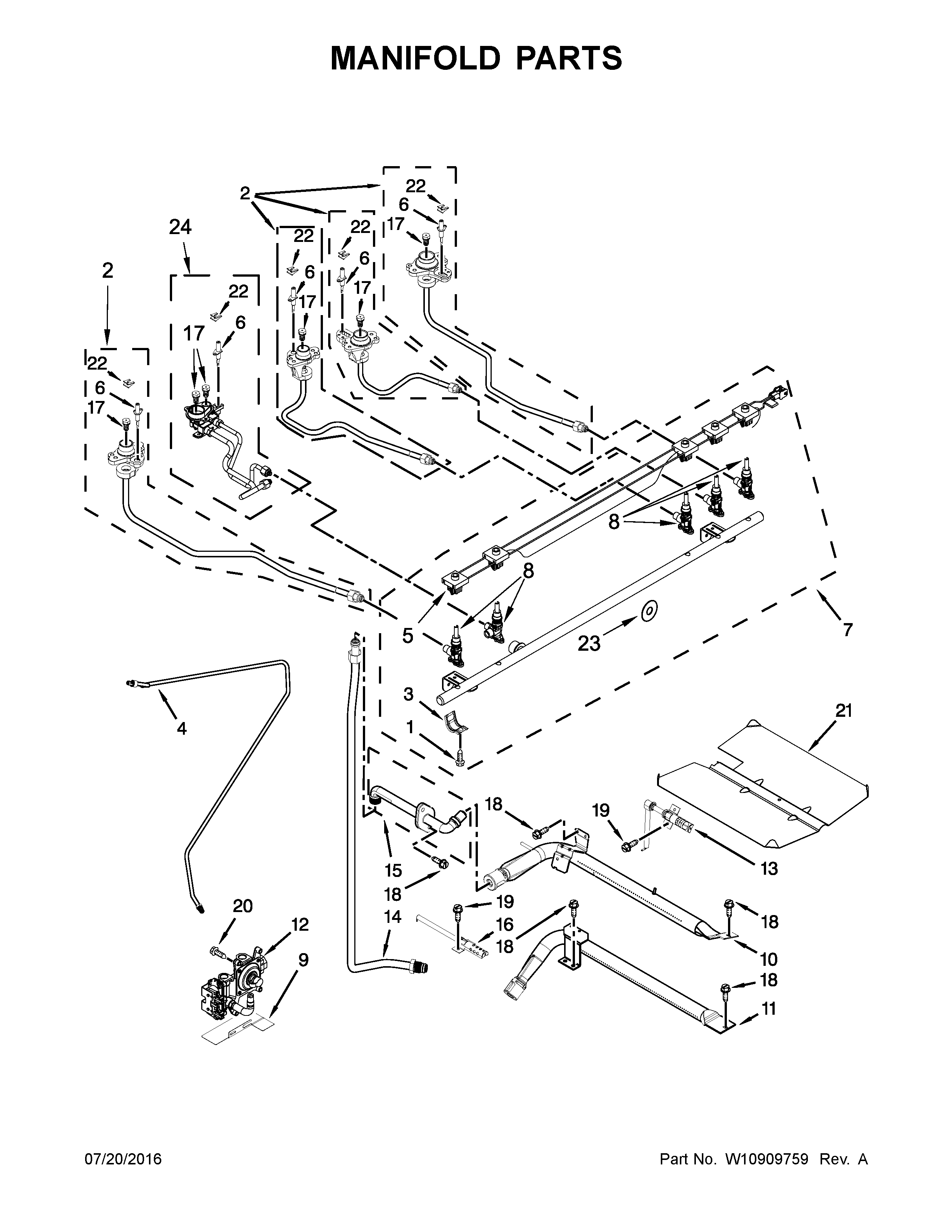 Manifold parts