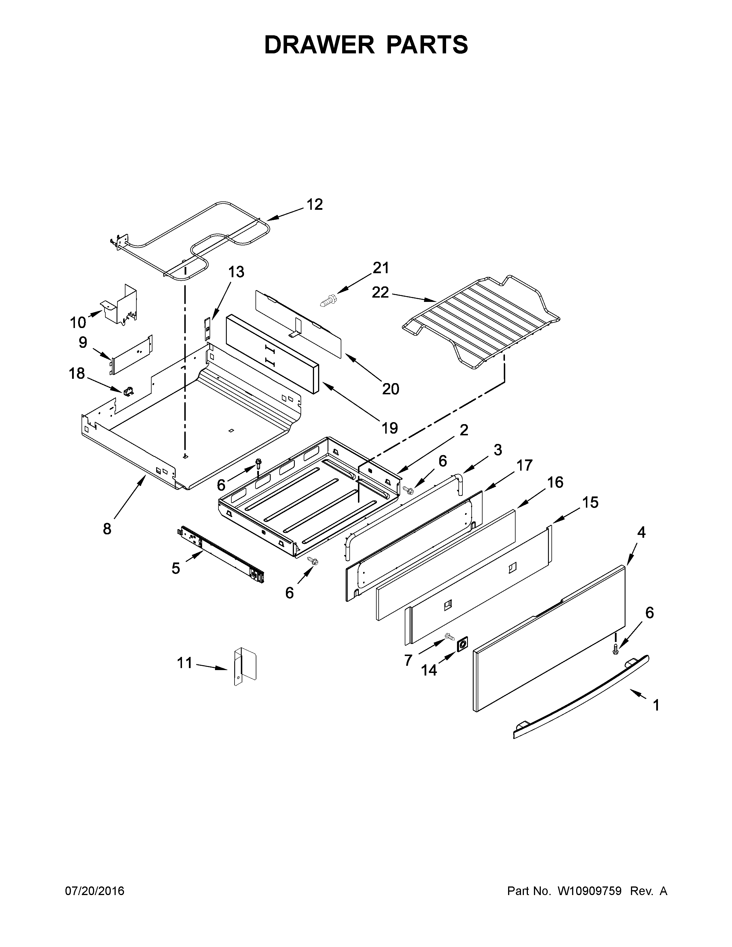 DRAWER PARTS