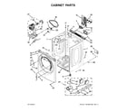 Whirlpool WEL98HEBU0 cabinet parts diagram