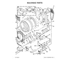 Whirlpool WEL98HEBU0 bulkhead parts diagram