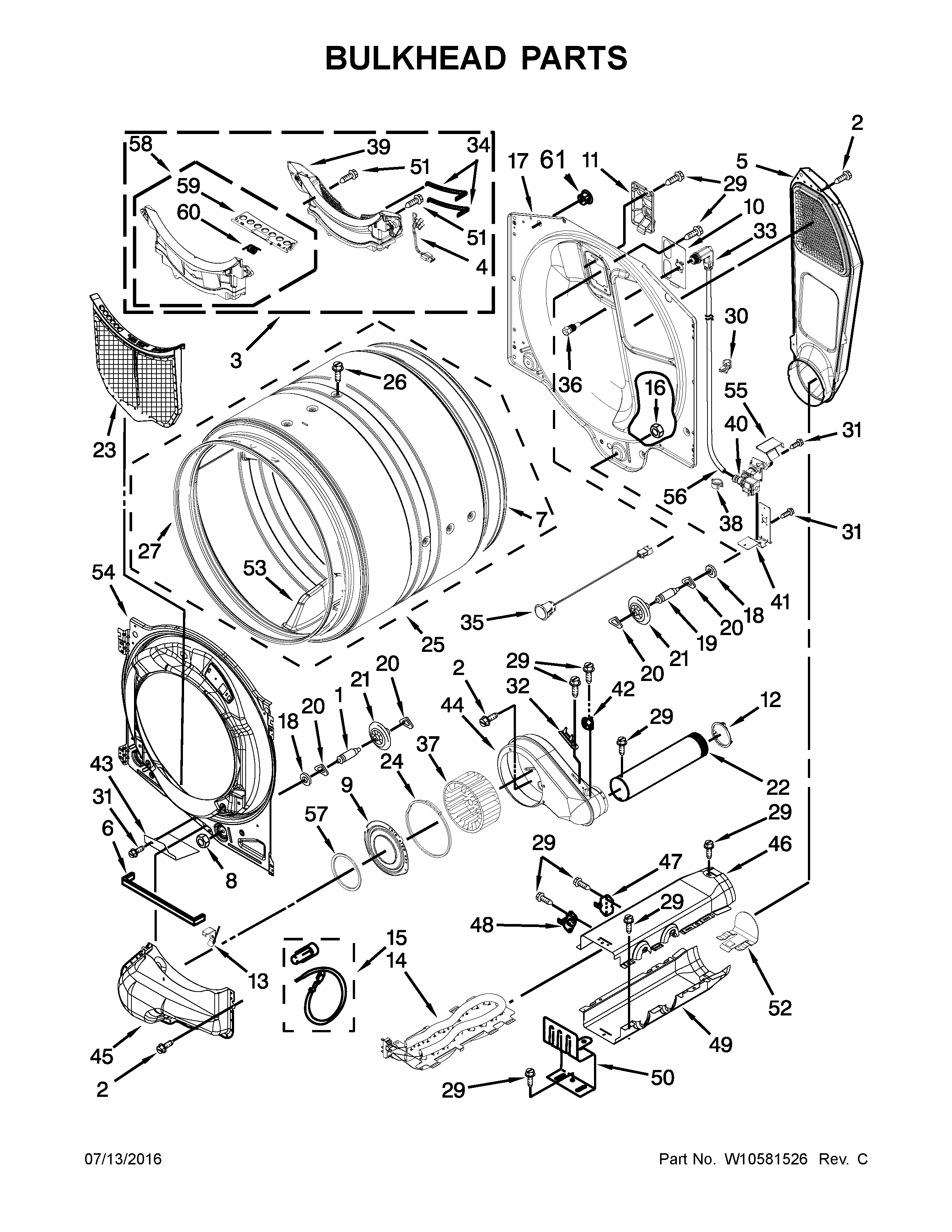 Bulkhead parts